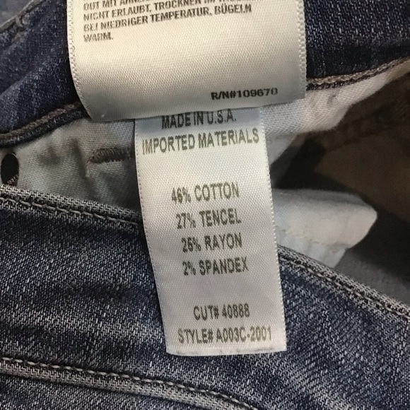 AGOLDE jeans premium denim high-rise ripped skinny stretch 26 distressed blue - Picture 9 of 15